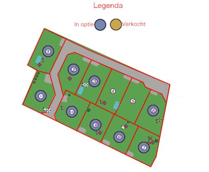 Plattegrond verkoopstatus Naturpanorama koopwoningen oostenrijk