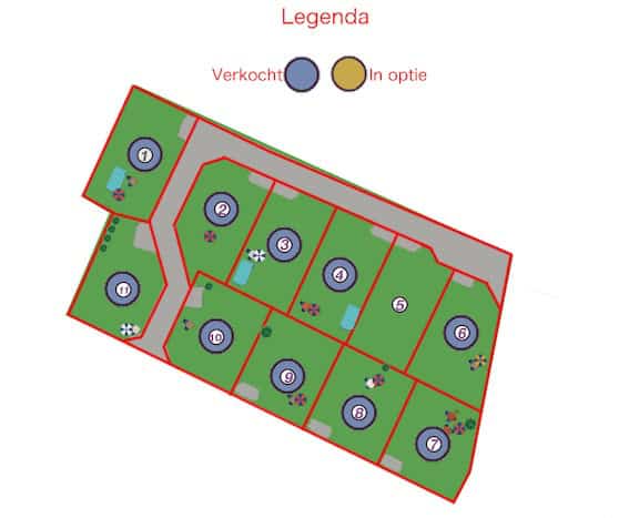Plattegrond verkoopstatus Naturpanorama koopwoningen oostenrijk